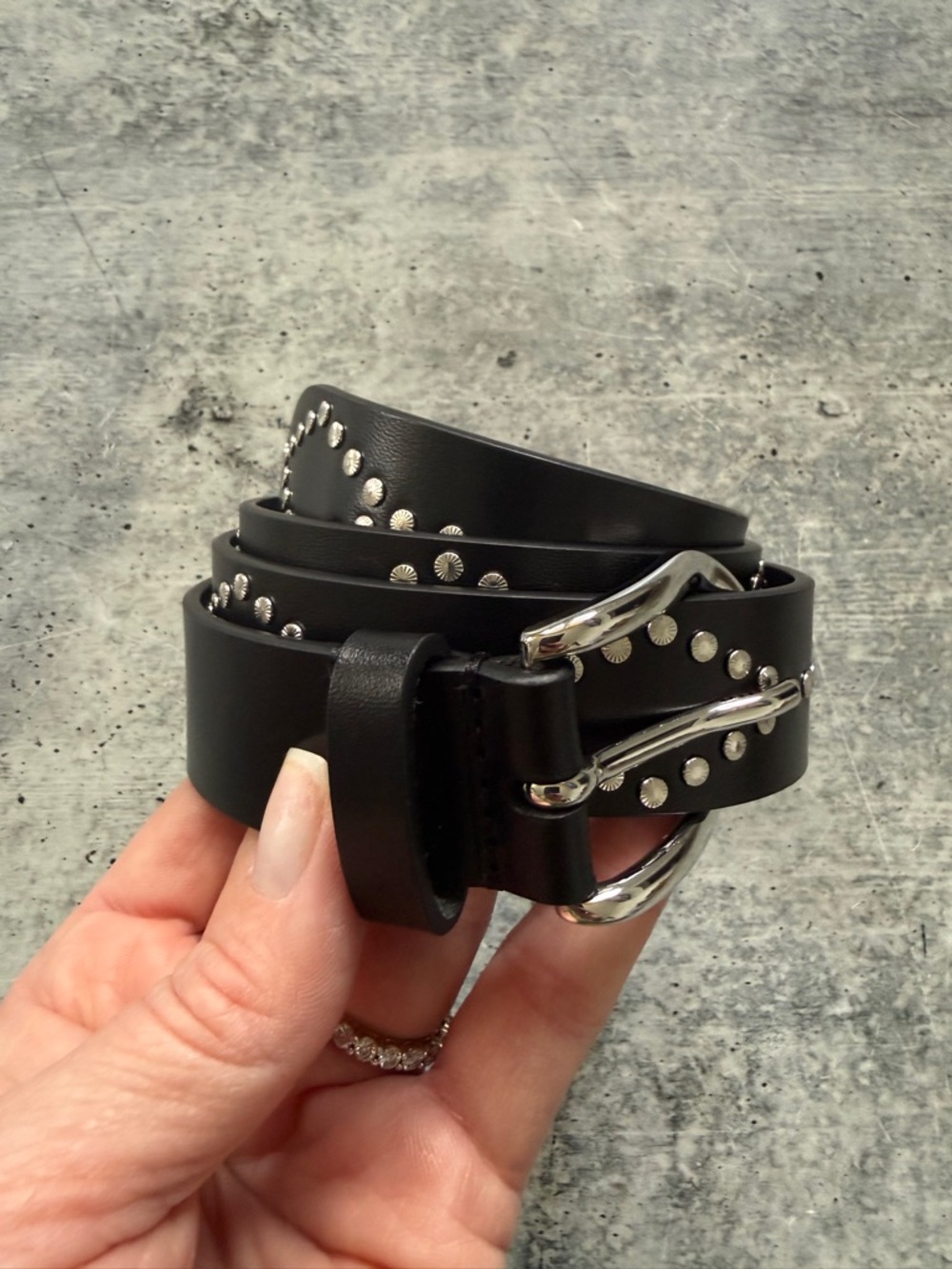 Isabel Marant Liliana Belt Black 80 - Picture 2 of 4